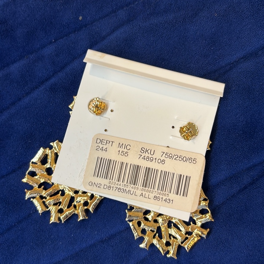 Multicolor Statement Earrings - Picture 3 of 4
